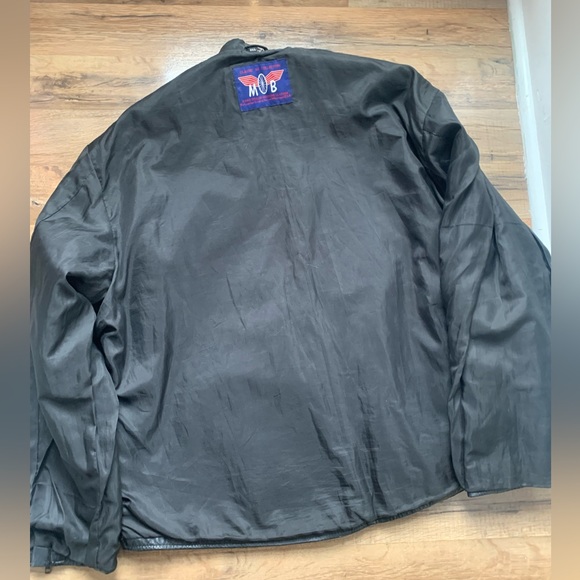 Vintage Leather Pullover Shirt/Jacket zipper side seams MOB ❣️Reasonable Offers💟 - Picture 13 of 16